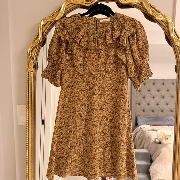 Doen Baudoin Silk Vintage Style Dress in Lady Emma Floral - Picture 3 of 7